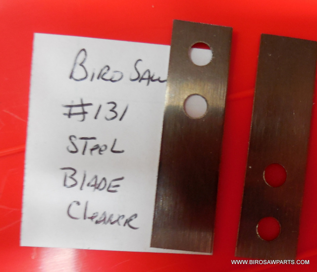 Steel Blade Cleaners for Biro 34 & 3334 Meat Saws. Replaces #131